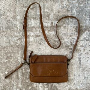 Brown Leather Crossbody Bag